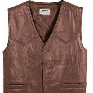 Duke Haband leather vest